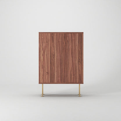 Decotique Vogue 64 Cabinet Walnut/Brass