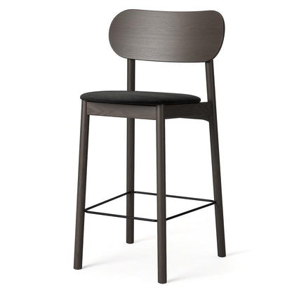Decotique Elephant Bar Stool Dark Oak/Black Velvet