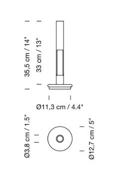 SYLVESTRINA - LED cordless table lamp.
