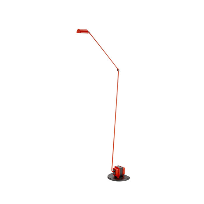 DAPHINE - LED adjustable metal floor lamp with dimmer.