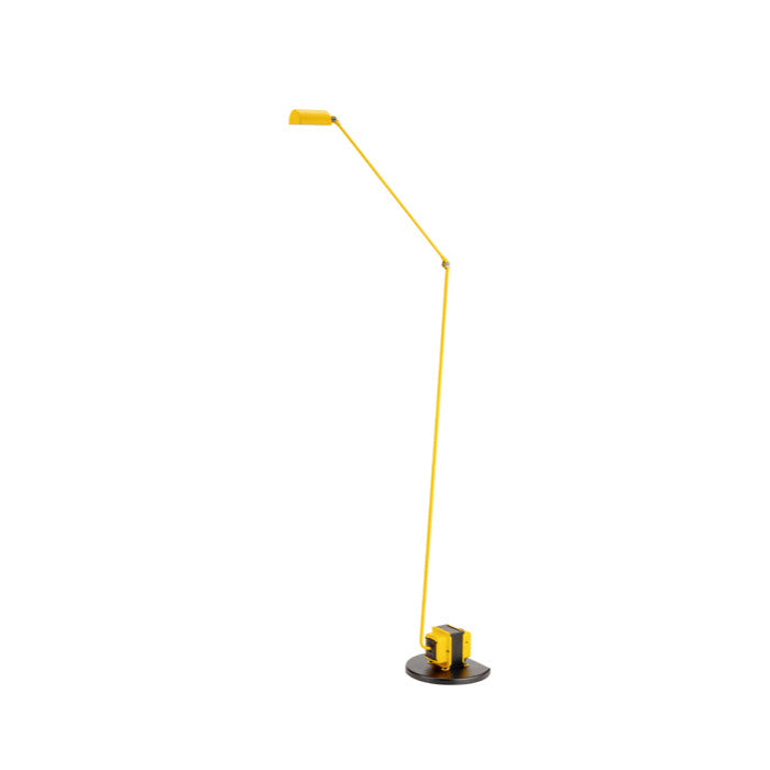 DAPHINE - LED adjustable metal floor lamp with dimmer.