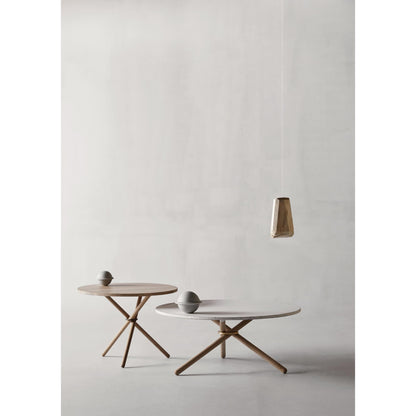 Eberhart Daphne Coffee Table Ø65 Light Concrete/Light Oak