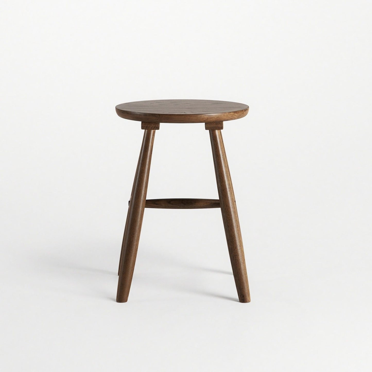 Department Wood Stool H15 Smoked Oak
