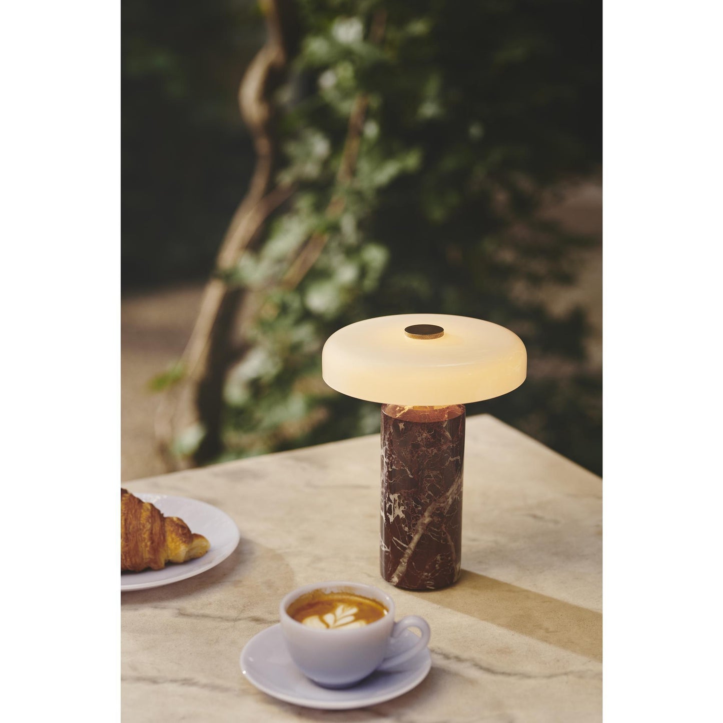 Design By Us Trip No. 2 Portable Lamp Moss Marble/ Amber