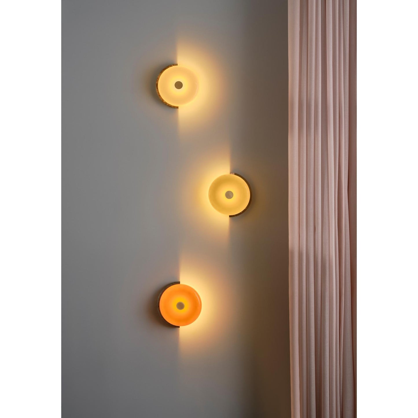 Design By Us Trip Wall Lamp Dark Emperador Marble/Glossy Opal