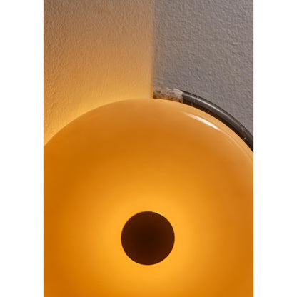 Design By Us Trip Wall Lamp Carrara Marble/Glossy Opal