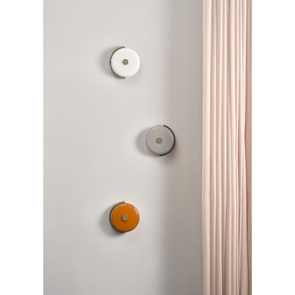 Design By Us Trip Wall Lamp Carrara Marble/Glossy Opal
