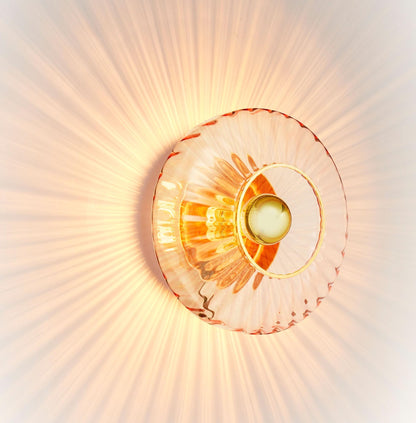 Design By Us New Wave Optic Wall Lamp Rosa