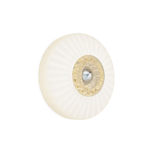 Design By Us New Wave Optic Wall Lamp Opal Glass
