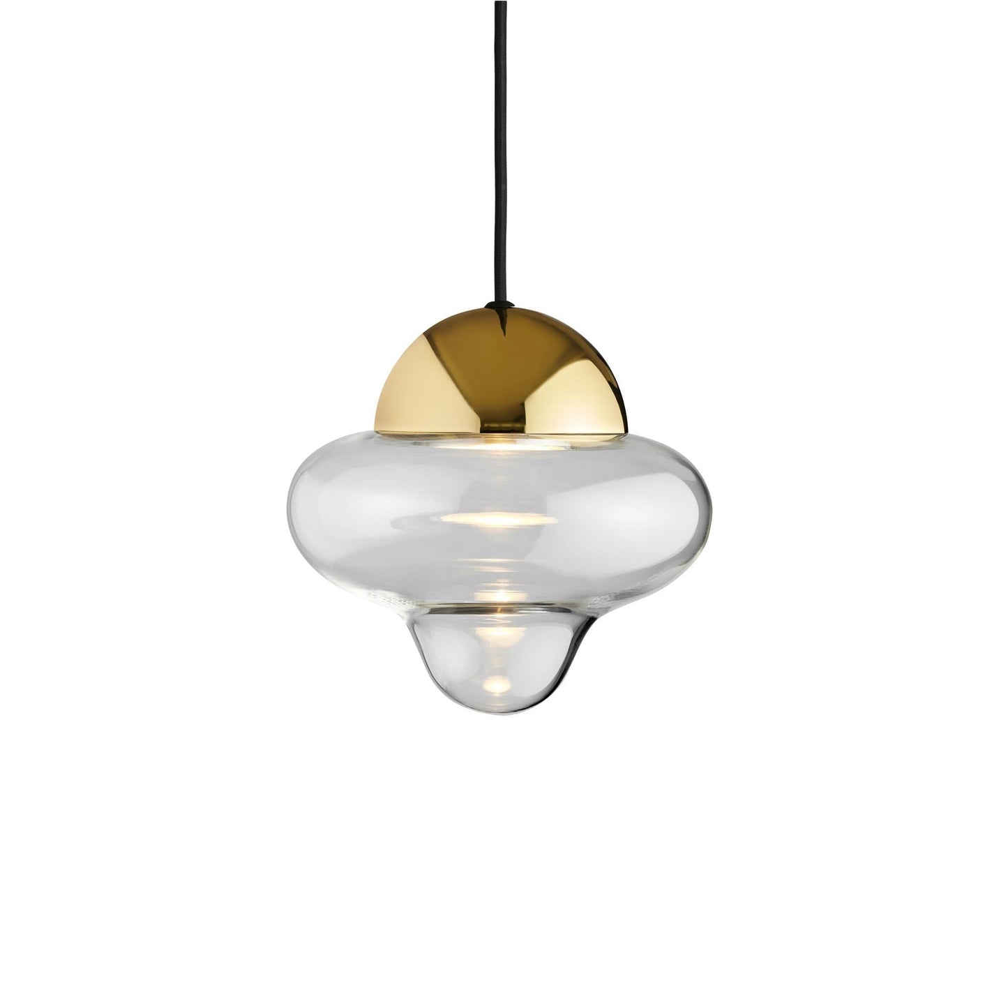 Design By Us Nutty Pendant Clear/Gold