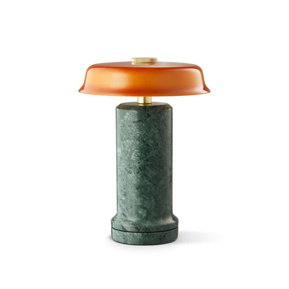 Design By Us Trip No. 2 Portable Lamp Moss Marble/ Amber