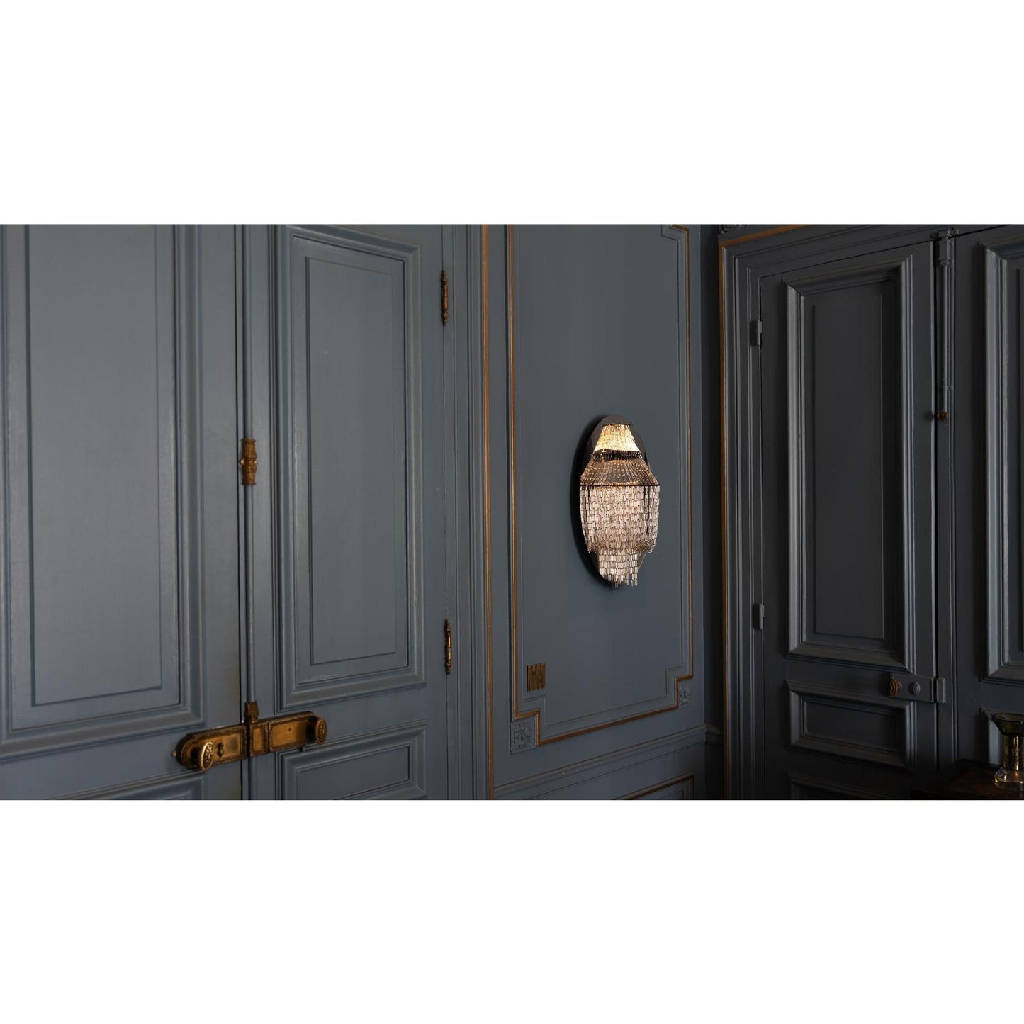 DCWéditions Lamp C Wall Lamp Stainless Steel/ Black