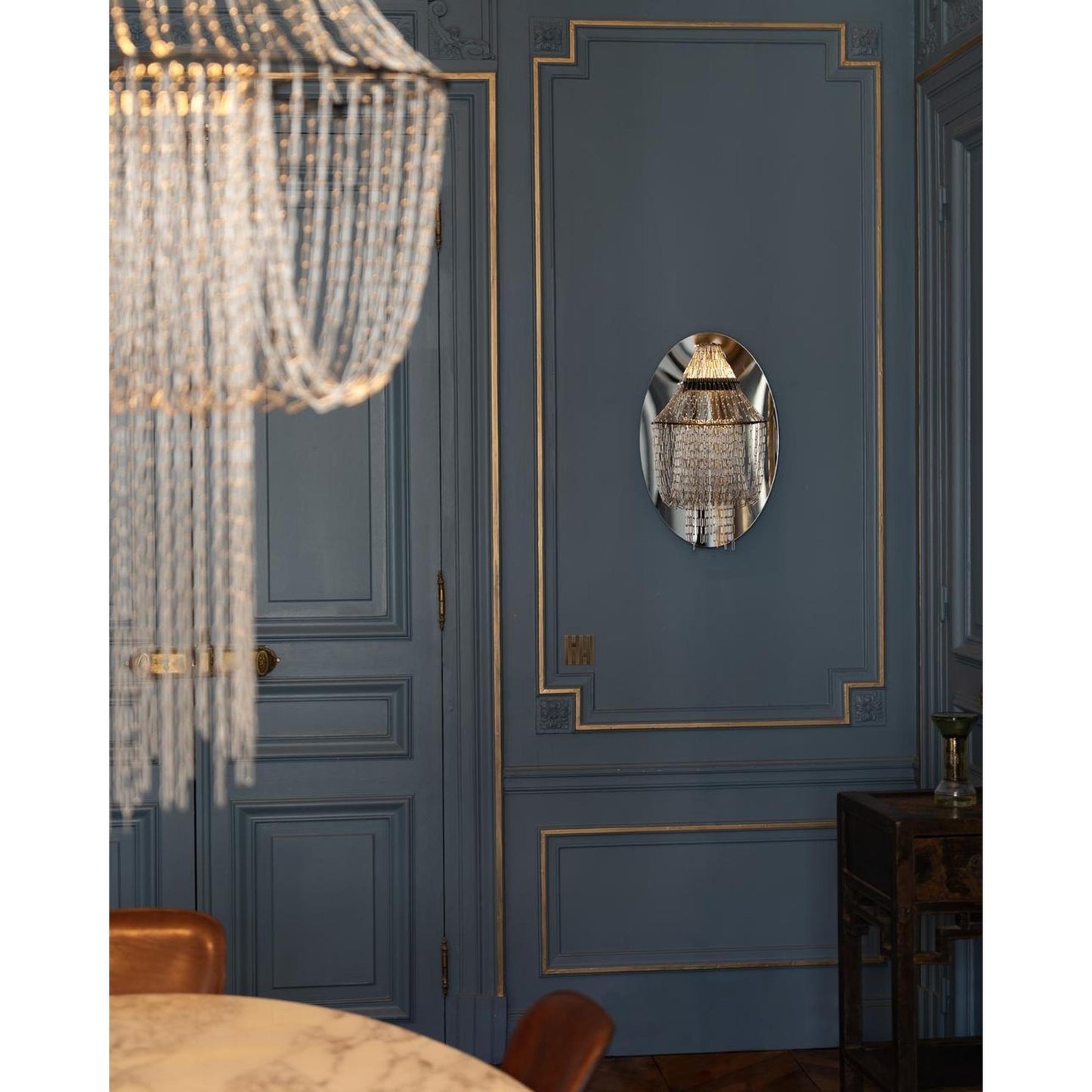 DCWéditions Lamp C Wall Lamp Stainless Steel/ Black
