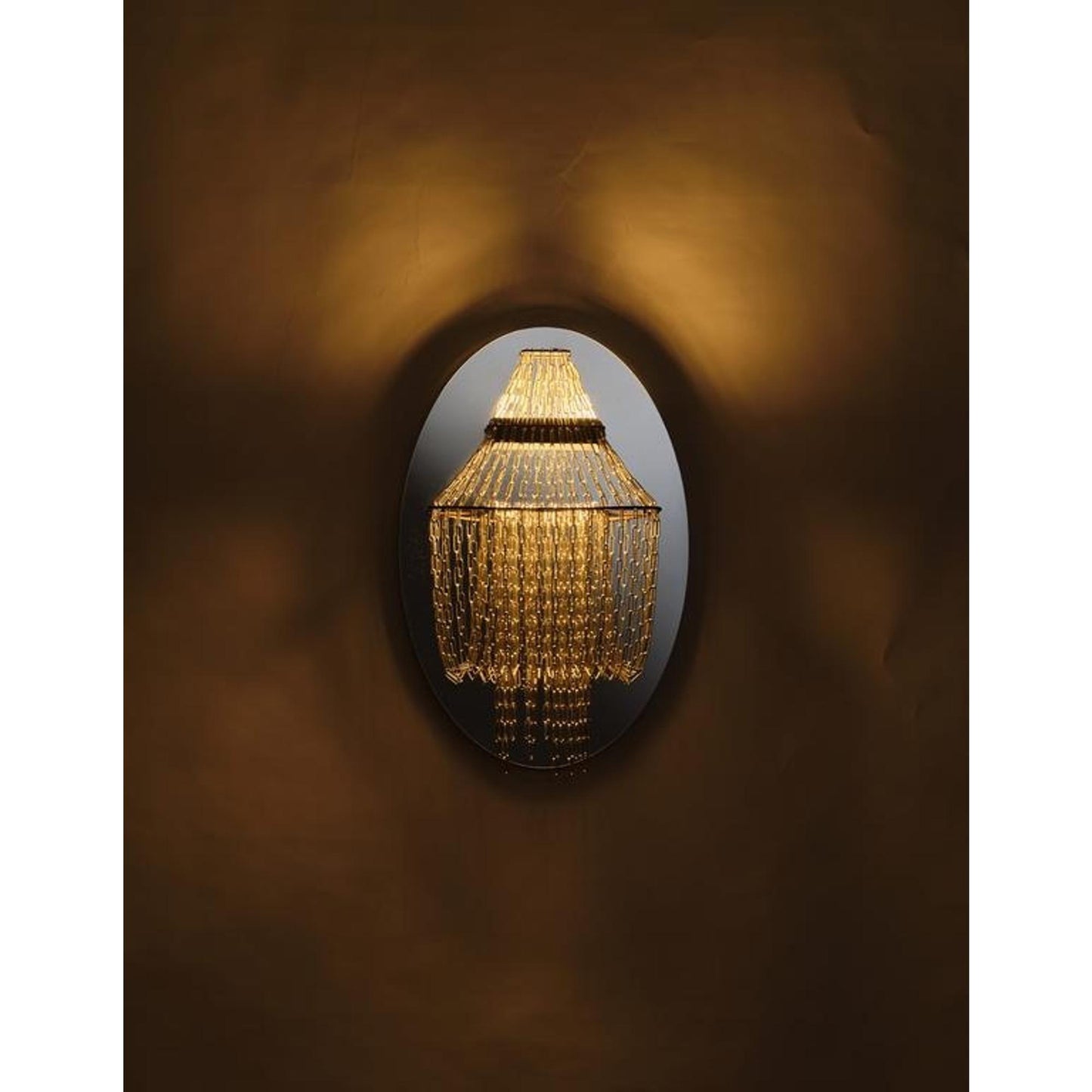 DCWéditions Lamp C Wall Lamp Stainless Steel/ Black