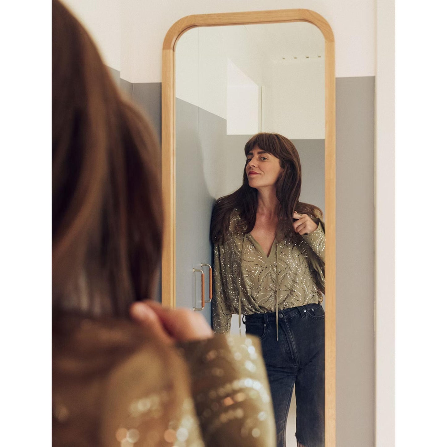 Decotique Clea 40x160 cm Mirror Oak