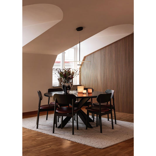 Decotique Elephant Dining Chair Dark Oak/Nordic Sky