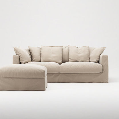 Decotique Le Grand Air Footstool Beige