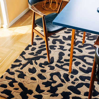 Decotique Leopard Rug 250x350 cm Brown