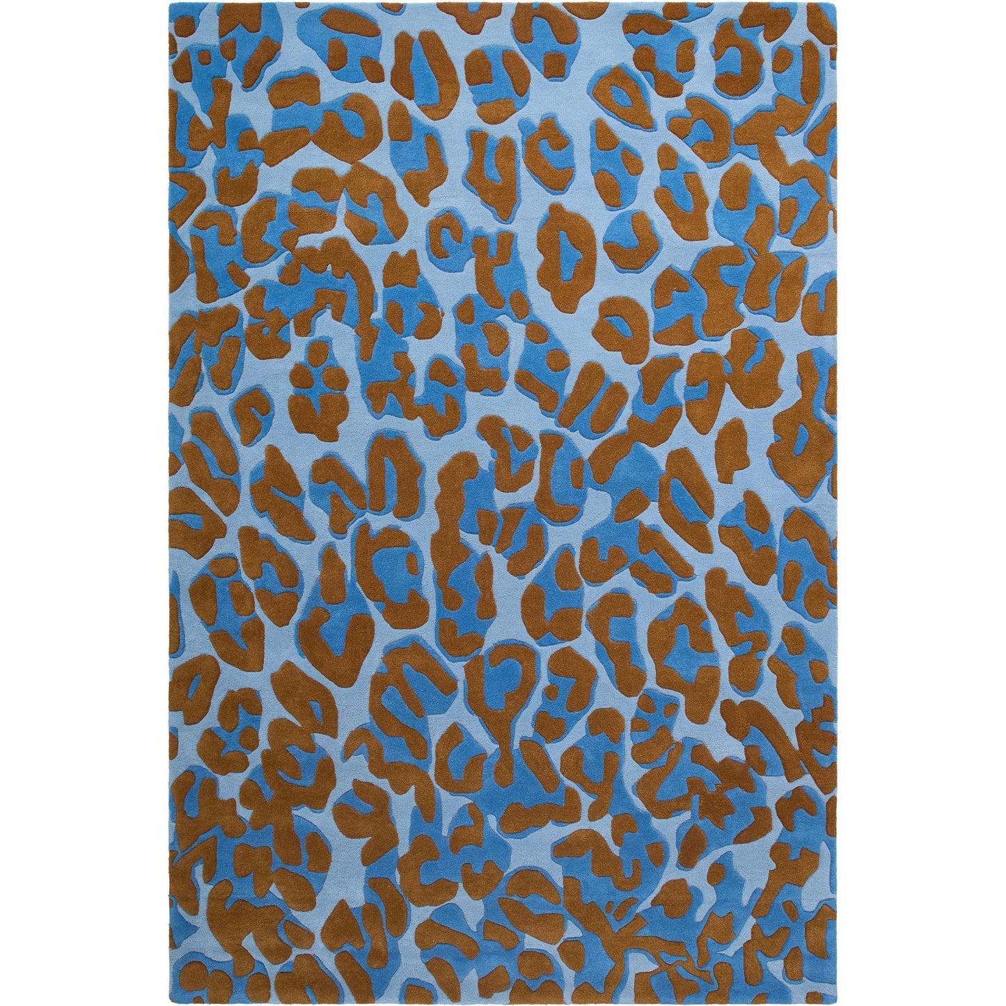 Decotique Leopard Rug 300x400 cm Blue