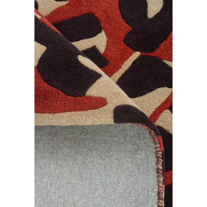 Decotique Leopard Rug 250x350 cm Red