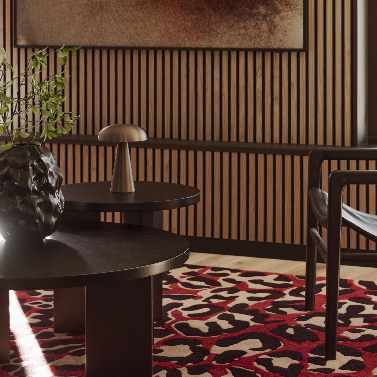 Decotique Leopard Rug 250x350 cm Red