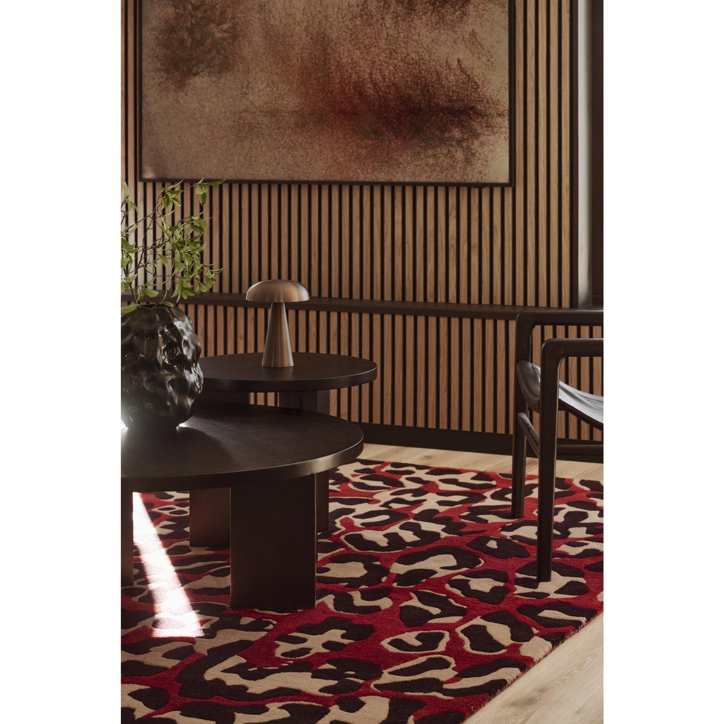 Decotique Leopard Rug 300x400 cm Red