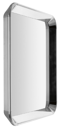 DEJA-VU - Framed rectangular mirror.