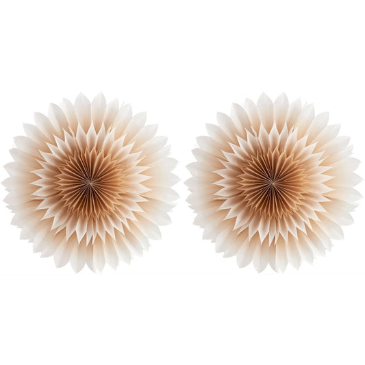 Department Lily Paper Star Golden Beige Set of 2