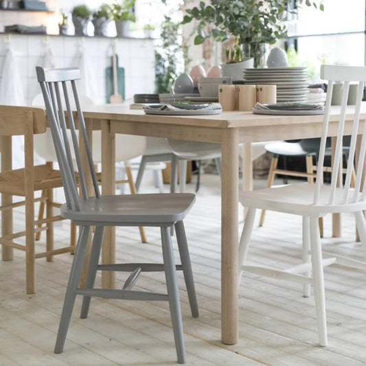 Department Wood H17 Windsor Dining Chair Gray