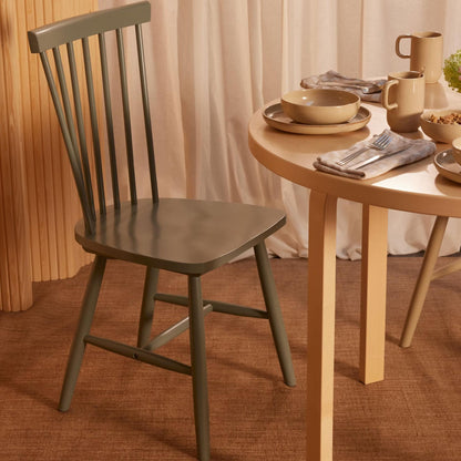 Department Wood H17 Windsor Dining Chair Mushroom