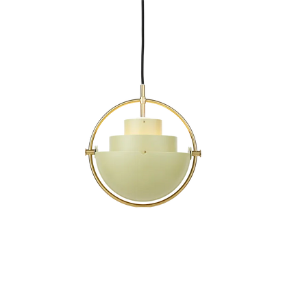 Multi-Lite Pendant Lamp by Gubi #Small/Desert Sage/Brass
