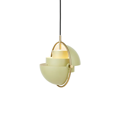 Multi-Lite Pendant Lamp by Gubi #Small/Desert Sage/Brass