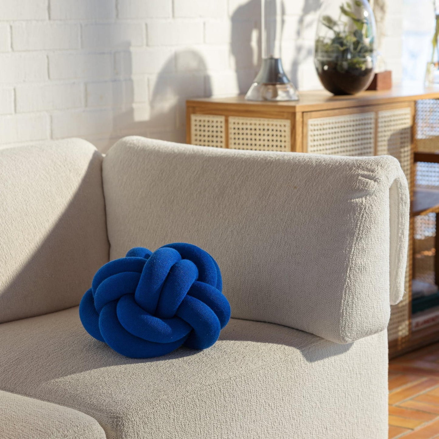 Design House Stockholm Knot Cushion Cream