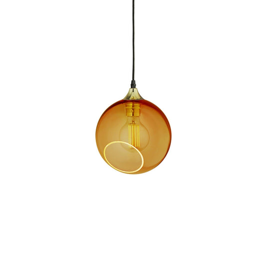 Design by Us Ballroom Pendant Small Amber