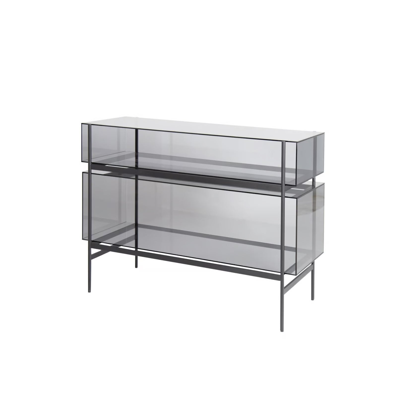 LYN EXTENDED - Glass sideboard.