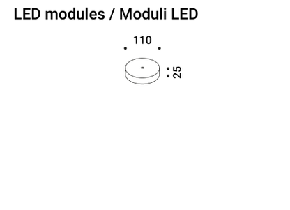 Davide Groppi TeTaTeT Flute - led module