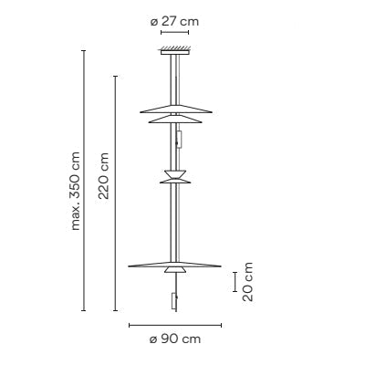 FLAMINGO 1570 - LED pendant lamp.