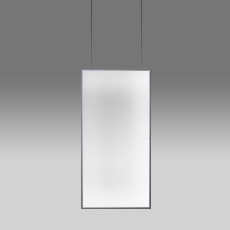 Discovery Space Rectangular Suspension Lamp.