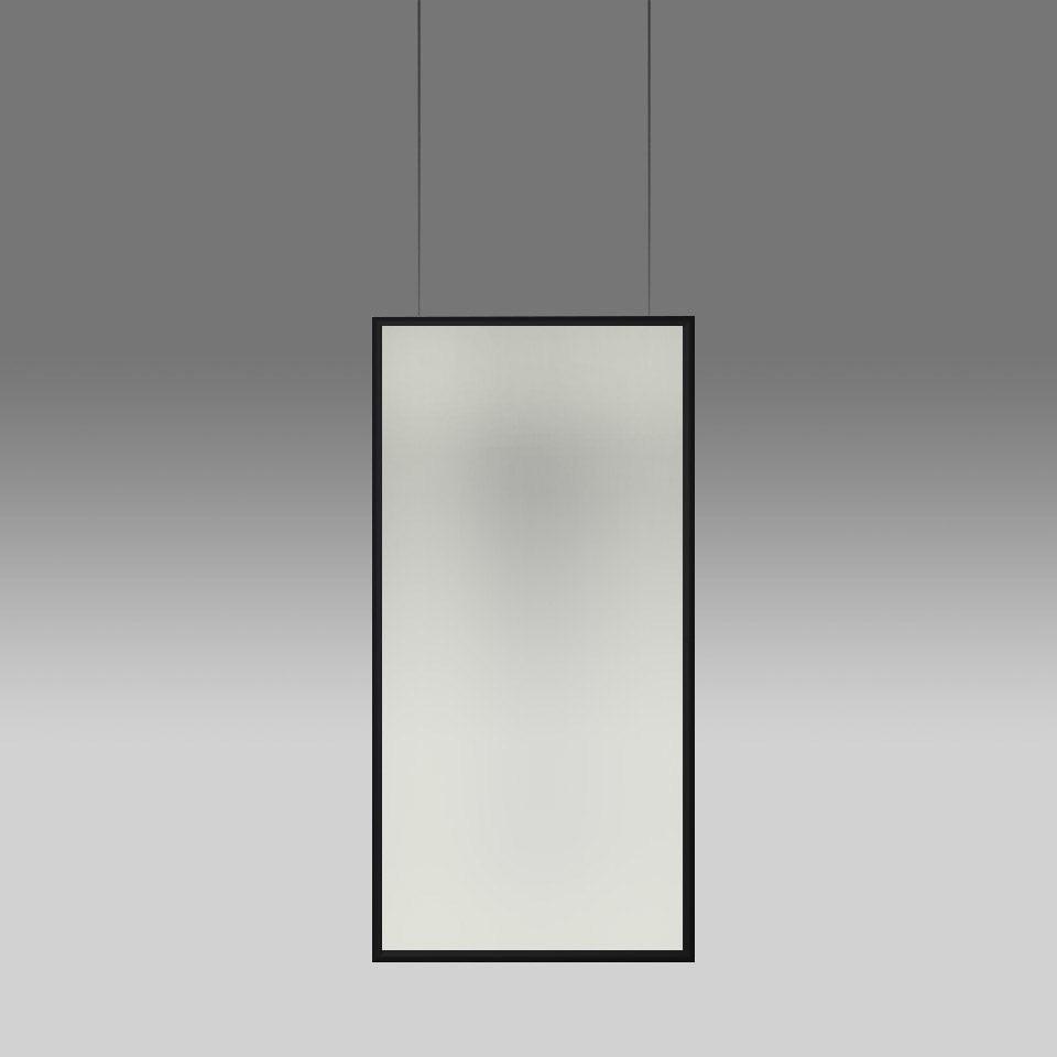 Discovery Space Rectangular Suspension Lamp.