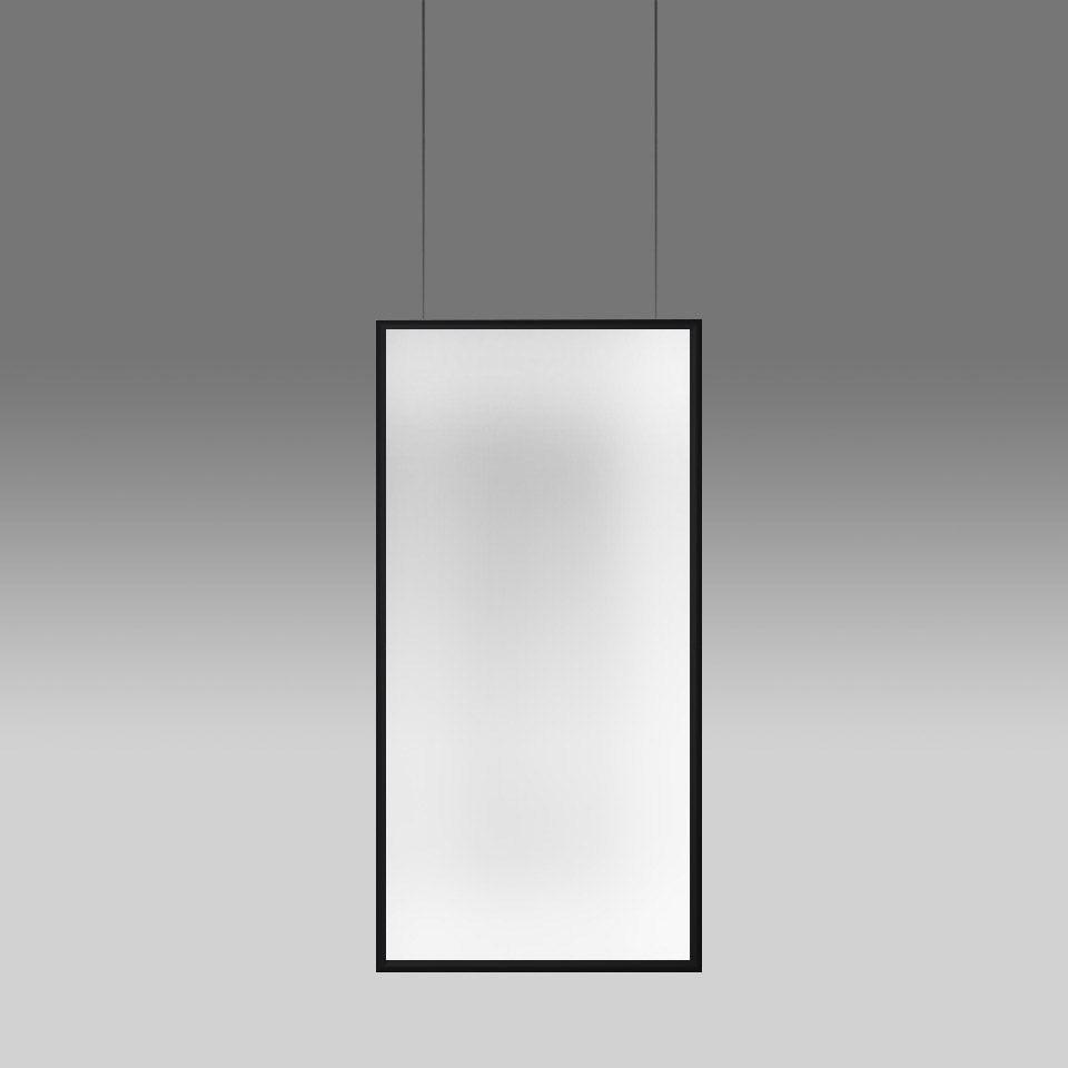 Discovery Space Rectangular Suspension Lamp.