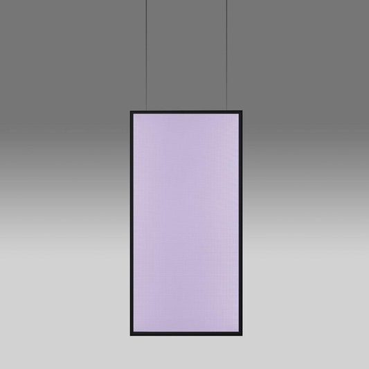 Discovery Space Rectangular Suspension Lamp.