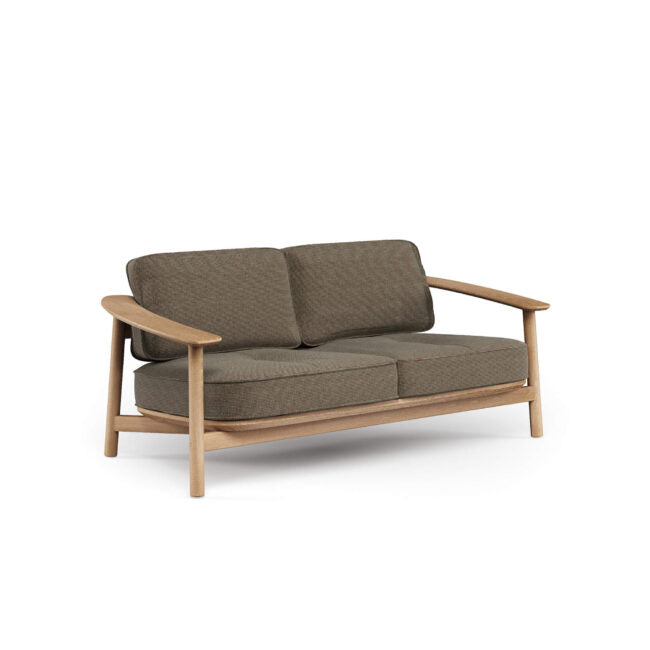 Twins 2-seater sofa Teak (Request Info).