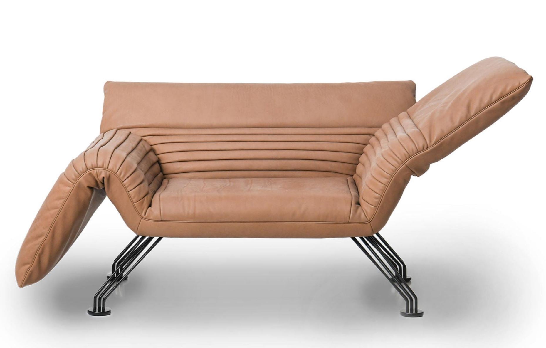 DS-142 Wing - Leather armchair / Chaise longue.