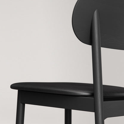 Decotique Elephant Dining Chair Black/Black Leather