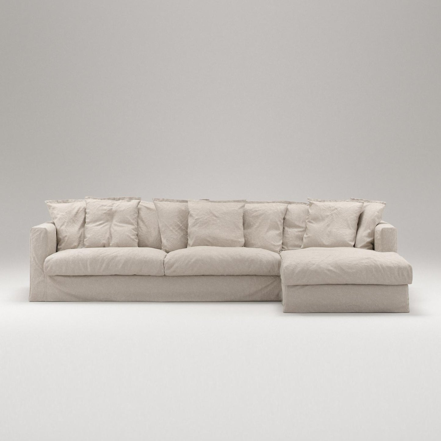 Decotique Le Grand Air 3-Seater Sofa Chaise Right Natural Blonde