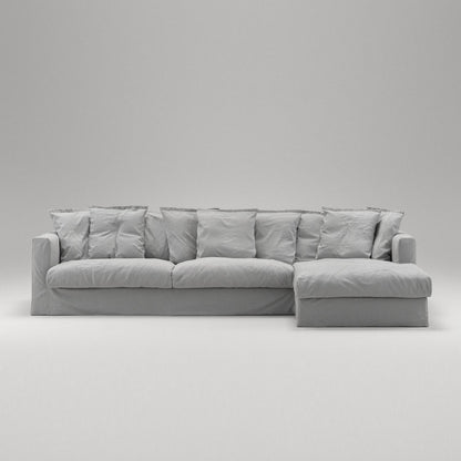 Decotique Le Grand Air 3-Seater Sofa Chaise Right Light Grey