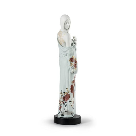 Beauty with dragon tattoo Woman Figurine by Lladró