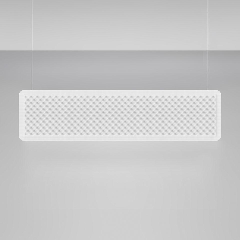Eggboard Baffle - 1600x400 - Suspension Lamp (Request Info).