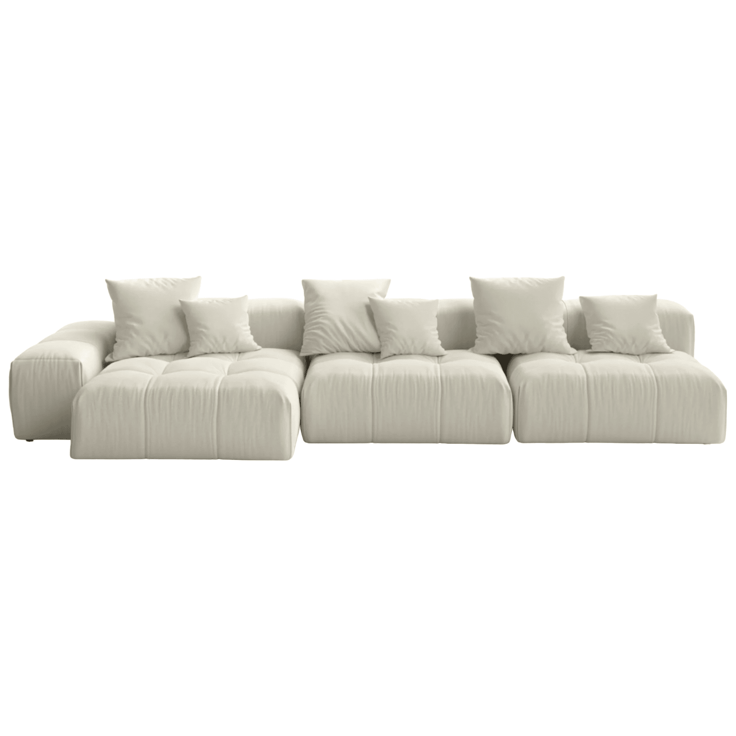 Pixel Modular Sofa - Sectional Fabric Sofa with Removable Cover (Material Grade - Fabric | C/E).