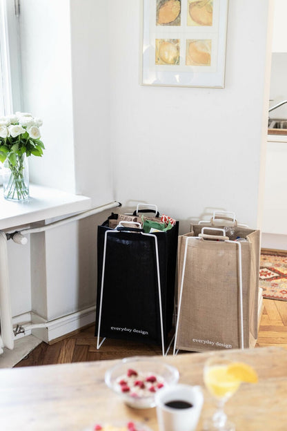 Turku XL jute bag, beige
